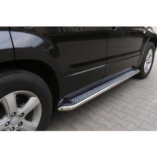 Zijtreden Maydos V2 (2 st., aluminium/RVS) Suzuki Grand Vitara 2005–2017 foto 1