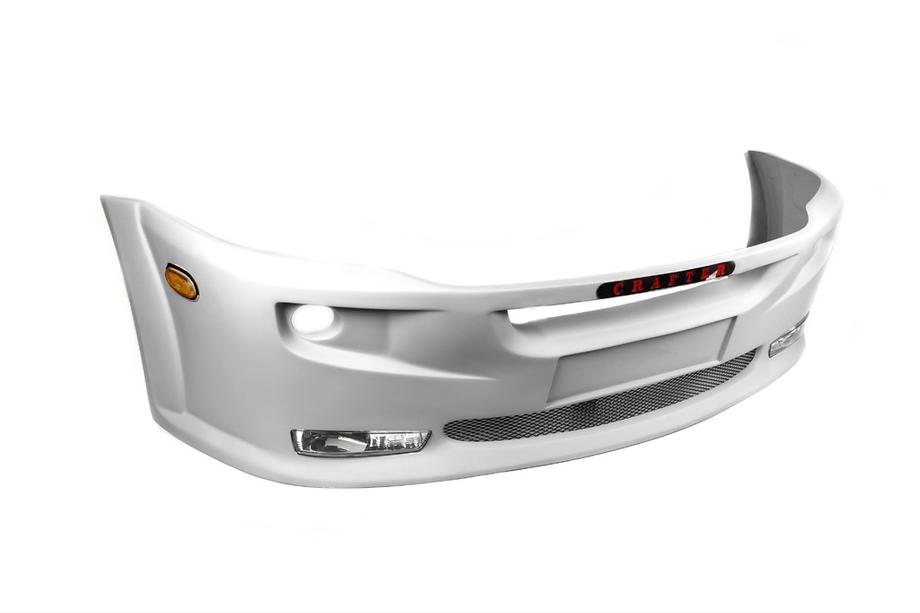 Volkswagen Crafter 2006–2016 Voorbumperlip 2012↗ (Era recht, spuitklaar) Image