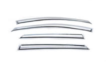 Hyundai IX-35 2010–2015 Raamwindschermen (set van 4, chroom) foto 1