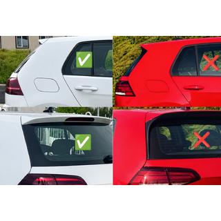 Niken spoiler (voor Base HB, spuitklaar) Volkswagen Golf 7/E-Golf 2012–2020 foto 3