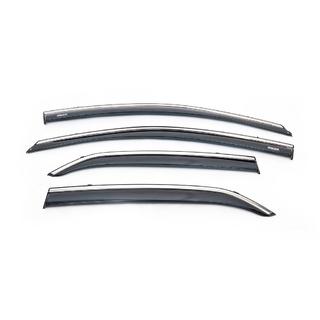 Raamwindschermen met chromen sierlijst (set van 4, Niken) Toyota Corolla 2007–2013 foto 2