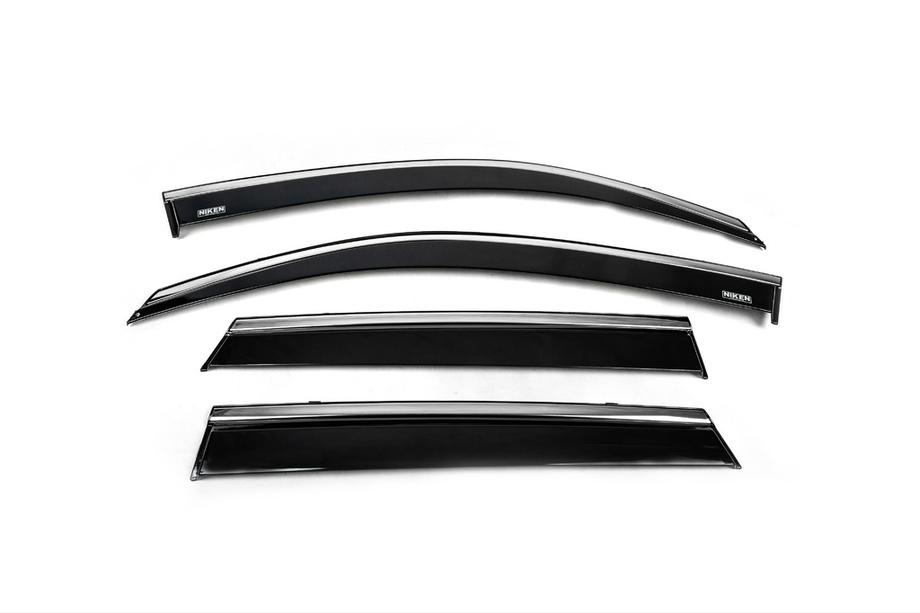 Suzuki Vitara 2015– Raamwindschermen met chromen sierlijst (set van 4, Niken) Image