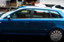 Audi A3 2003–2012 Onderste raamlijsten (RVS) foto 4