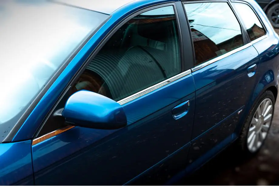 Audi A3 2003–2012 Onderste raamlijsten (RVS) Image