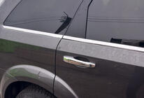 Dodge Journey 2008–2020 Raamomlijsting (6-delig, RVS) foto 3