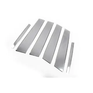 RVS deurstijl sierlijsten (6 stuks) foto 3