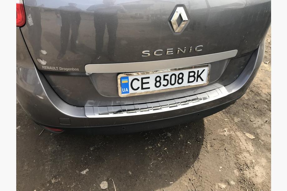 Renault Scenic/Grand 2009–2016 Carmos achterbumperbeschermer (Grand, RVS) Foto 2