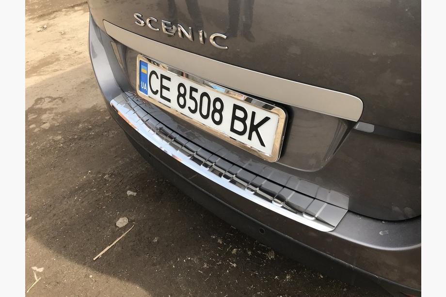 Renault Scenic/Grand 2009–2016 Carmos achterbumperbeschermer (Grand, RVS) Foto 5