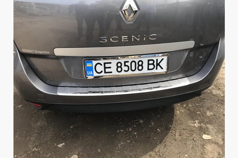 Renault Scenic/Grand 2009–2016 Carmos achterbumperbeschermer (Grand, RVS) Foto 7