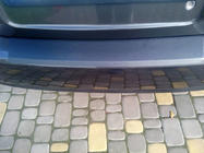 Chevrolet Aveo T250 2005–2011 Kunststof achterbumper diffuser met opstaande rand Mat, sedan - 4-deurs foto 3