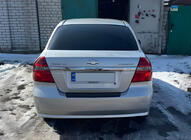 Chevrolet Aveo T250 2005–2011 Kunststof achterbumper diffuser met opstaande rand Mat, sedan - 4-deurs foto 1