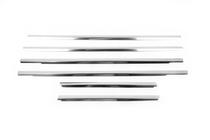 Mitsubishi Outlander 2001–2006 Onderste raamlijsten (6 stuks, RVS) foto 8