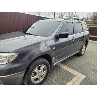 Onderste raamlijsten (6 stuks, RVS) Mitsubishi Outlander 2001–2006 foto 4