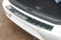 Volkswagen Golf 7/E-Golf 2012–2020 RVS sierlijst voor achterbumper Carmos (RVS) Stationwagen foto 1