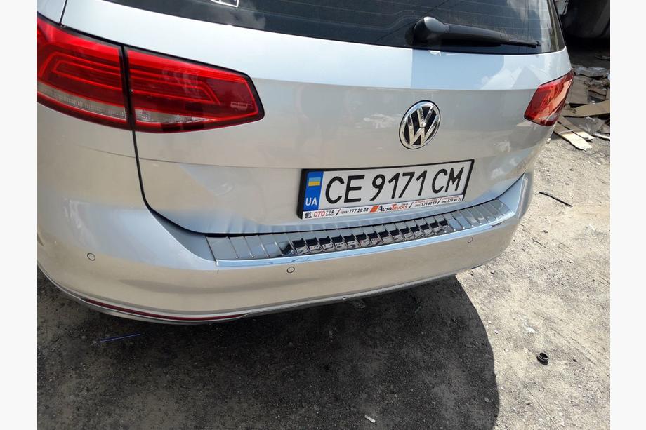 Volkswagen Passat B8 2015–2023 Chroom achterbumperbeschermer Carmos V1 (SW) Foto 9