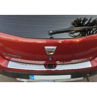 Achterbumper beschermlijst Carmos V1 (RVS)