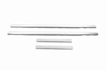 Dodge Nitro 2006–2011 Deurstrips (RVS) foto 2