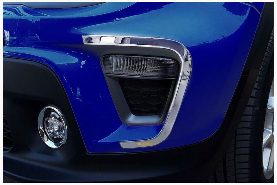 Jeep Renegade 2014– Chroom omlijsting mistlampen 2019+ (2 st. RVS) Image