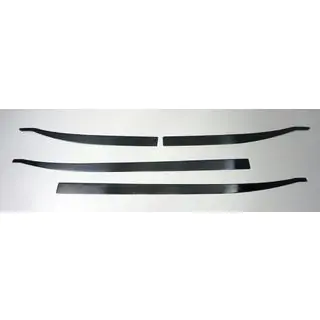 Deurstrips Zwart Chroom (4 stuks, RVS) foto 2