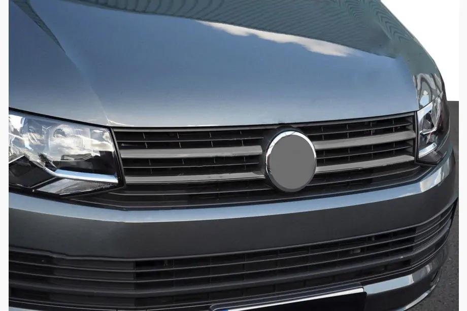 Volkswagen T6 2015–2024 Grille sierlijsten Zwart Chroom 2015-2019 (4 stuks, RVS) Image