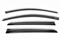 Volkswagen Golf 7/E-Golf 2012–2020 Raamwindschermen met chroomlijst HB (4 stuks, Niken) foto 5