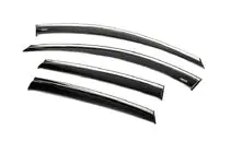 Opel Antara 2006–2017 Raamwindschermen met chromen sierlijst (set van 4, Niken) foto 7