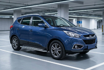 Hyundai IX-35 2010–2015 Zijtreden Maydos V2 (2 st., aluminium/RVS) foto 1