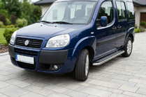 Fiat Doblo I 2005–2010 Zijtreden Maydos V2 (2 st., aluminium/RVS) foto 1