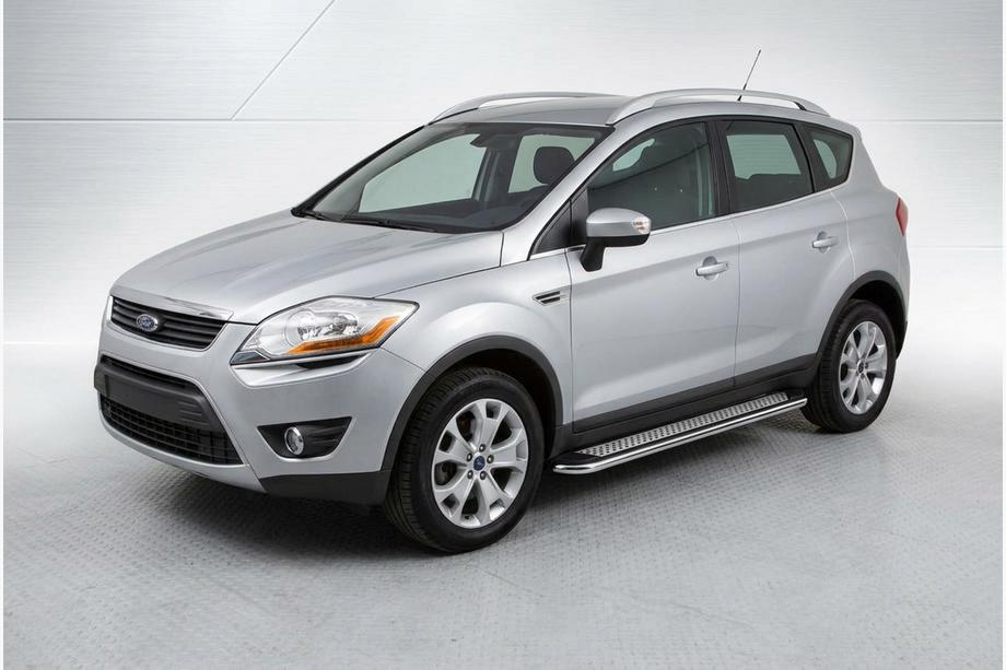 Ford Kuga 2008–2013 Zijtreden Maydos V2 (2 st., aluminium/RVS) Image