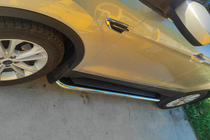 Ford Kuga/Escape 2013–2019 Maydos V2 side steps (2 stuks, aluminium + RVS) foto 10
