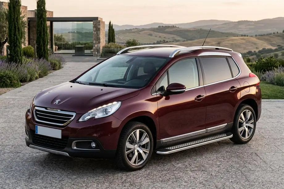 Peugeot 3008 2008–2016 Zijtreden Maydos V2 (2 st., aluminium/RVS) Image