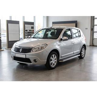 Zijtreden Maydos V2 (2 st., aluminium/RVS) Renault Sandero 2007–2013 foto 1