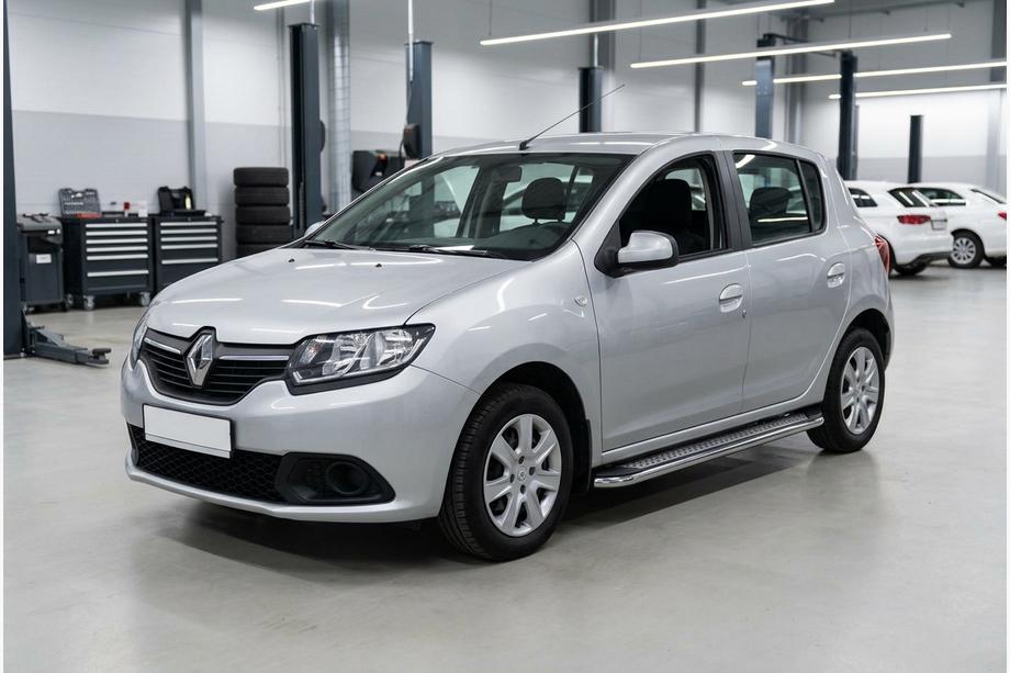 Dacia Sandero 2013–2020 Zijtreden Maydos V2 (2 st., aluminium/RVS) Image