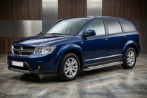 Dodge Journey 2008–2020 Zijtreden Maydos V2 (2 st., aluminium/RVS) foto 1