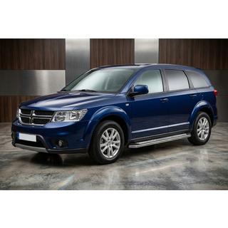 Zijtreden Maydos V2 (2 st., aluminium/RVS) Dodge Journey 2008–2020 foto 1