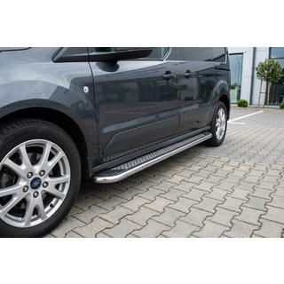 Zijtreden Maydos V2 (2 st., aluminium/RVS) Ford Connect 2006–2009 foto 1