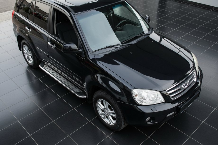 Chery Tiggo 3 2005– Zijtreden Maydos V2 (2 st., aluminium/RVS) Image