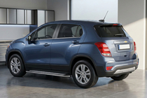 Chevrolet Trax 2012–2023 Zijtreden Maydos V2 (2 st., aluminium/RVS) foto 1