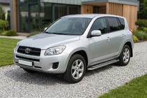Toyota Rav 4 2006–2013 Zijtreden Maydos V2 (2 st., aluminium/RVS) foto 1