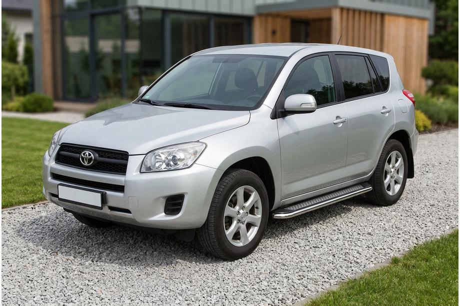 Toyota Rav 4 2006–2013 Zijtreden Maydos V2 (2 st., aluminium/RVS) Image