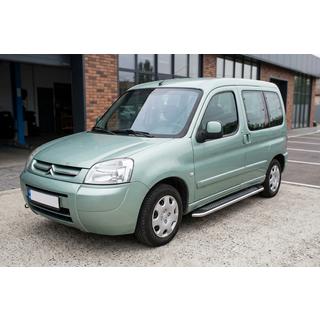Zijtreden Maydos V2 (2 st., aluminium/RVS) Citroen Berlingo 1996–2008 foto 1