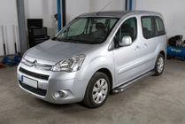Citroen Berlingo 2008–2018 Zijtreden Maydos V2 (2 st., aluminium/RVS) foto 1