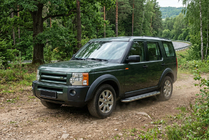Land Rover Discovery III 2004–2009 Zijtreden Maydos V2 (2 st., aluminium/RVS) foto 1