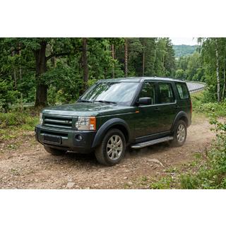 Zijtreden Maydos V2 (2 st., aluminium/RVS) Land Rover Discovery III 2004–2009 foto 1