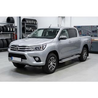 Zijtreden Maydos V2 (2 st., aluminium/RVS) Toyota Hilux 2015– foto 1
