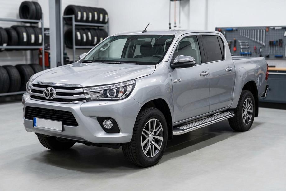 Toyota Hilux 2015– Zijtreden Maydos V2 (2 st., aluminium/RVS) Image