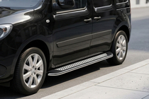 Renault Kangoo 2008–2020 Zijtreden Maydos V2 (2 st., aluminium/RVS) foto 1