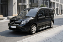 Mercedes Citan 2013–2021 Zijtreden Maydos V2 (2 st., aluminium/RVS) Lange wielbasis foto 1