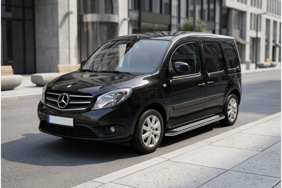 Mercedes Citan 2013–2021 Zijtreden Maydos V2 (2 st., aluminium/RVS) Lange wielbasis Image