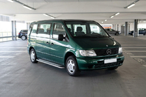 Mercedes Vito W638 1996–2003 Zijtreden Maydos V2 (2 st., aluminium/RVS) foto 1
